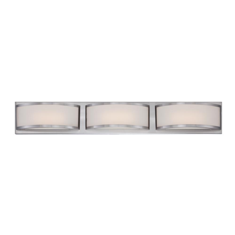 Nuvo Lighting 62/319  Mercer - (3) LED Wall Sconce in Brushed Nickel Finish